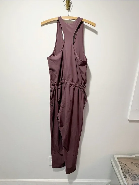 Backcountry On The Go Light Jumpsuit Boilersuit Size Small Huckleberry Mauve - Picture 9 of 16